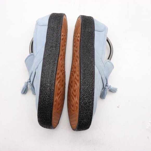 Last Resort AB Men\'s Size 10.5 Tassel  Loafers Blue Suede Black Slip On Shoes  l main image 7